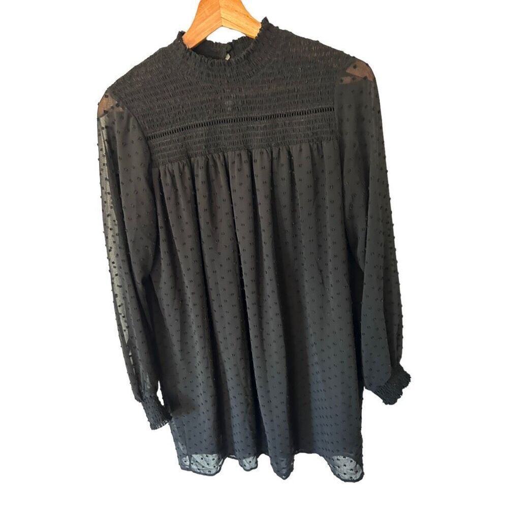 Zara Basic Collection Size Small Black Popcorn Kn… - image 3